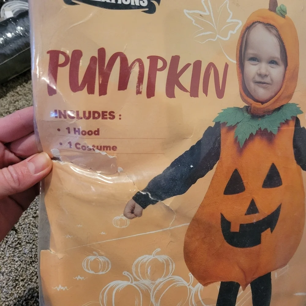 Spooktacular Creations Pumpkin Halloween Costume for Baby Size 12-18 Months New